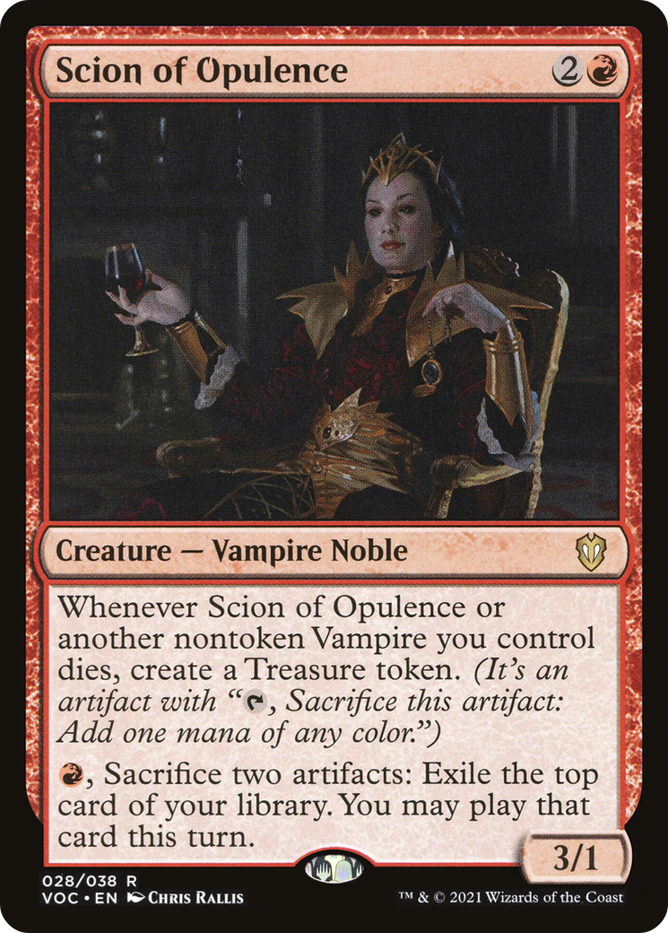 Scion of Opulence [Innistrad: Crimson Vow Commander] | Grognard Games