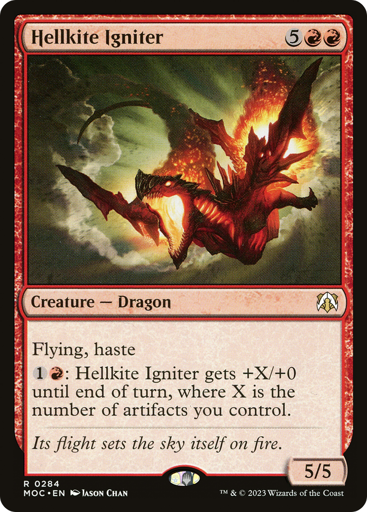 Hellkite Igniter [March of the Machine Commander] | Grognard Games