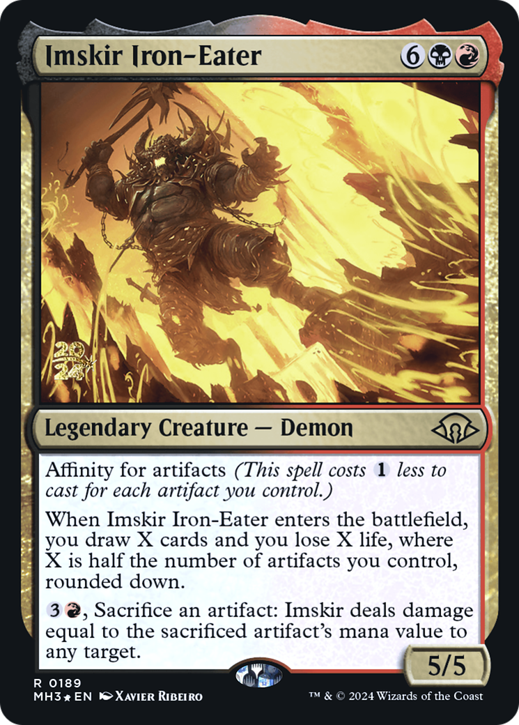 Imskir Iron-Eater [Modern Horizons 3 Prerelease Promos] | Grognard Games