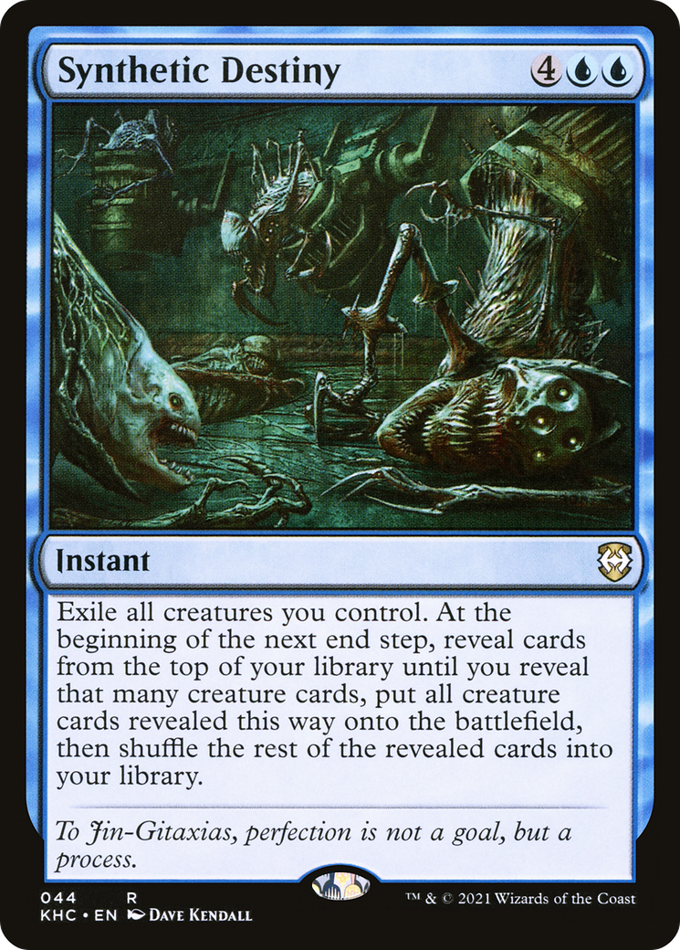Synthetic Destiny [Kaldheim Commander] | Grognard Games