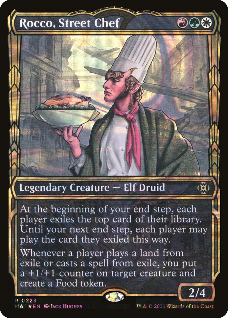 Rocco, Street Chef (Showcase Halo Foil) [March of the Machine: The Aftermath] | Grognard Games