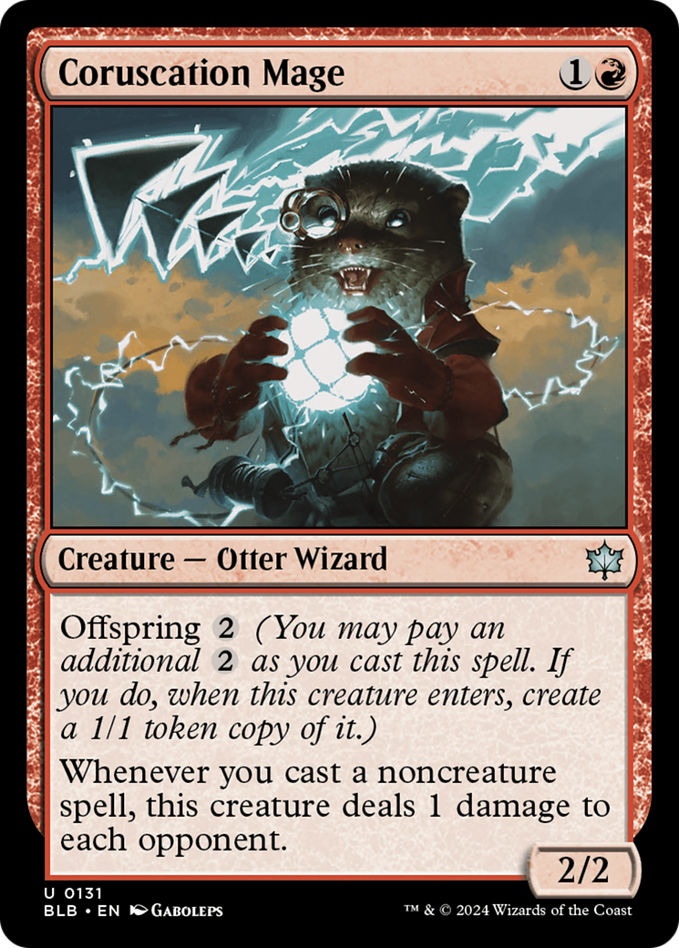 Coruscation Mage [Bloomburrow] | Grognard Games