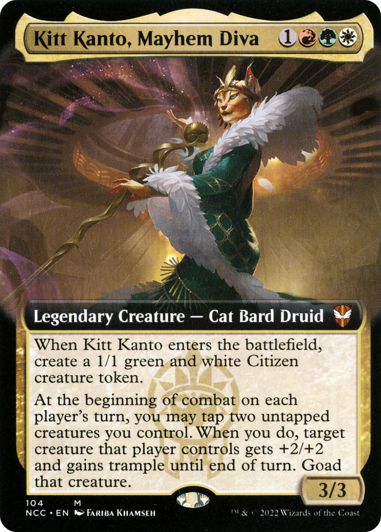 Kitt Kanto, Mayhem Diva (Extended Art) [Streets of New Capenna Commander] | Grognard Games