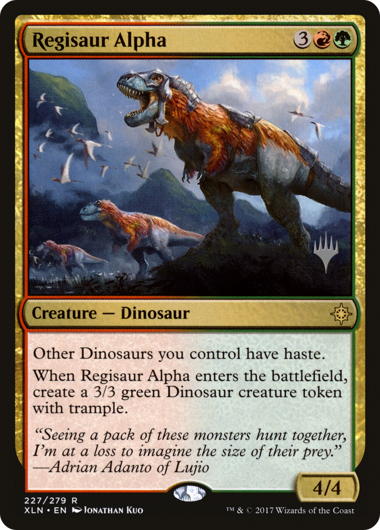 Regisaur Alpha (Promo Pack) [Ixalan Promos] | Grognard Games