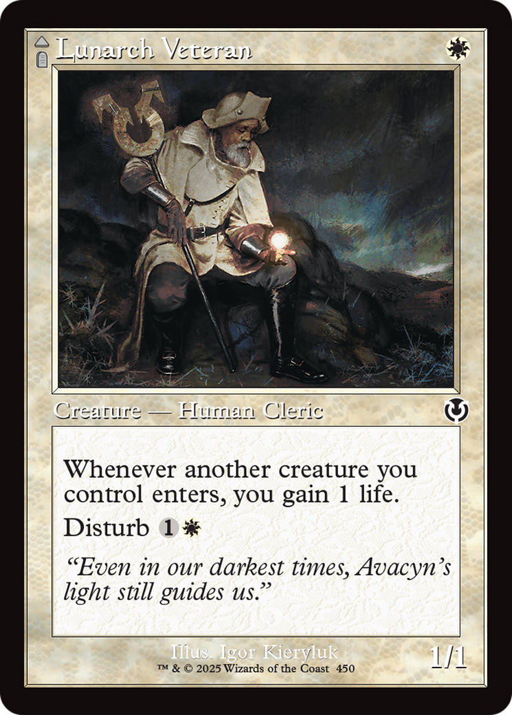 Lunarch Veteran // Luminous Phantom (Retro Frame) [Innistrad Remastered] | Grognard Games