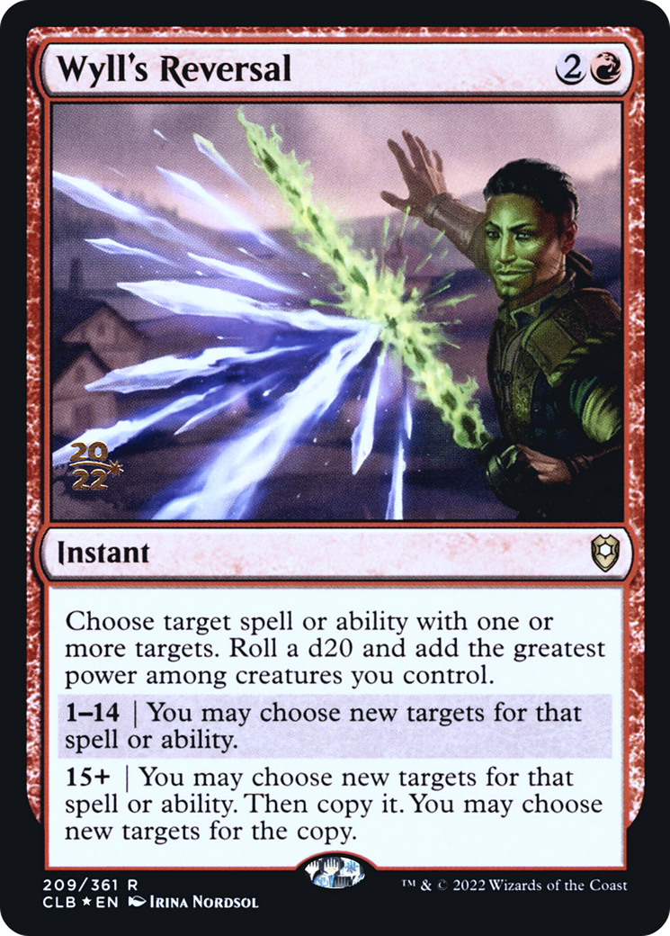 Wyll's Reversal [Commander Legends: Battle for Baldur's Gate Prerelease Promos] | Grognard Games
