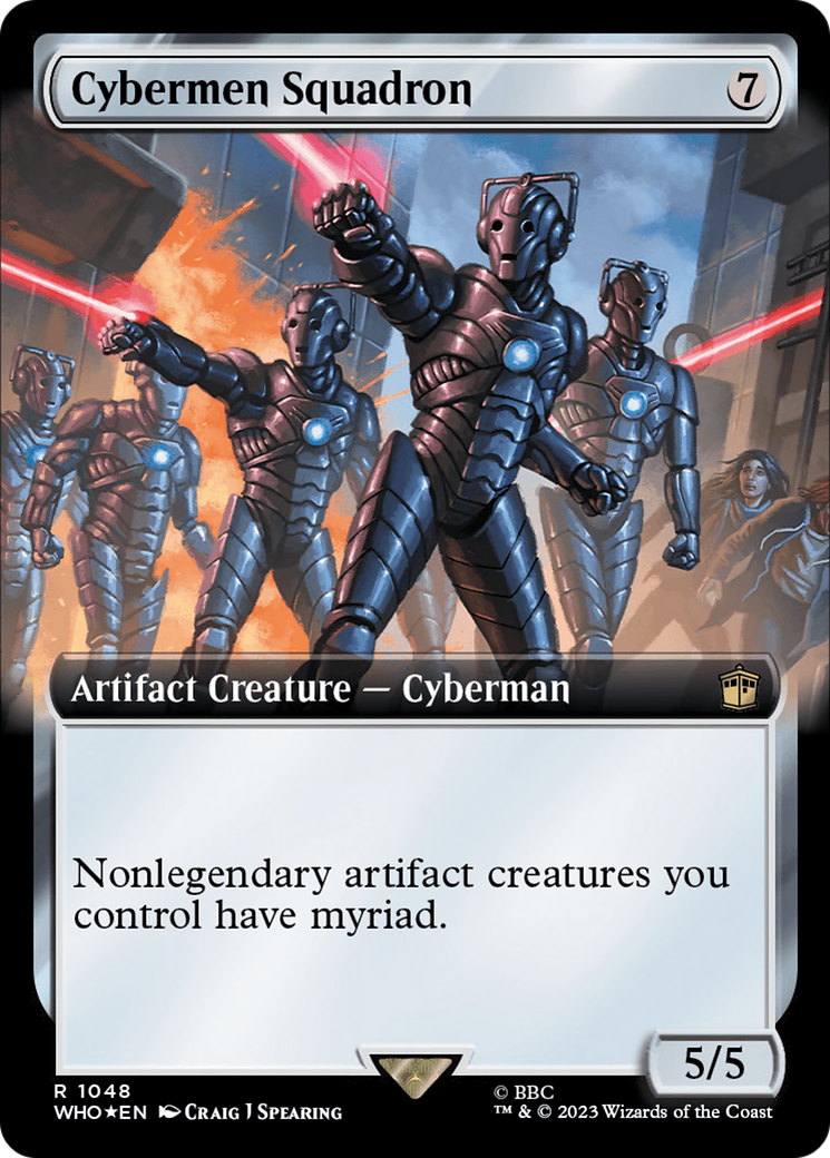 Cybermen Squadron (Extended Art) (Surge Foil) [Doctor Who] | Grognard Games