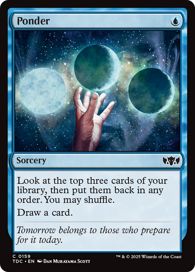 Ponder [Tarkir: Dragonstorm Commander] | Grognard Games