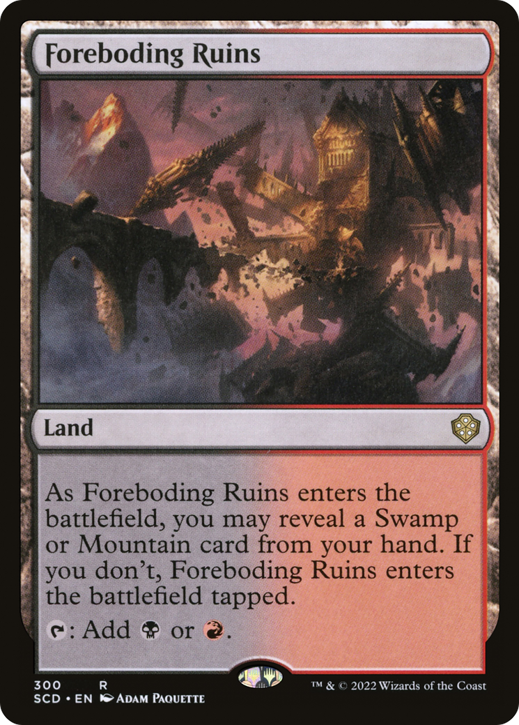 Foreboding Ruins [Starter Commander Decks] | Grognard Games