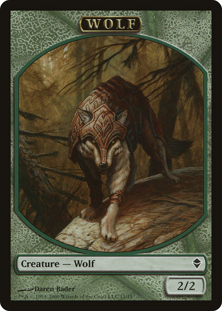 Wolf [Zendikar Tokens] | Grognard Games
