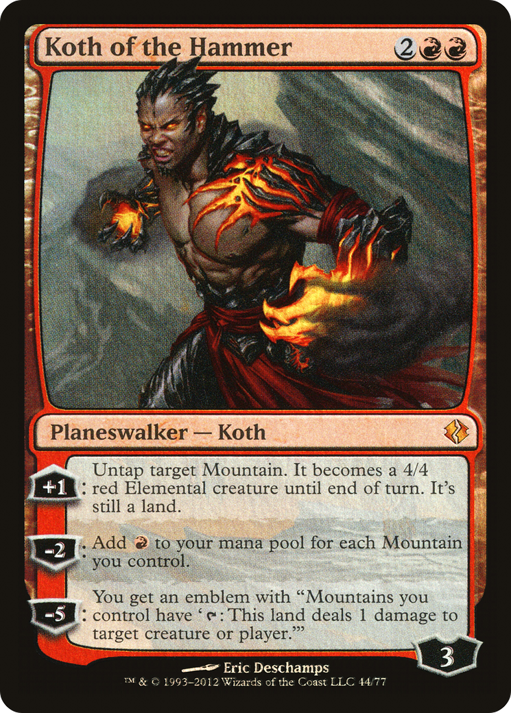 Koth of the Hammer (DDI-044) - Duel Decks: Venser vs. Koth | Grognard Games