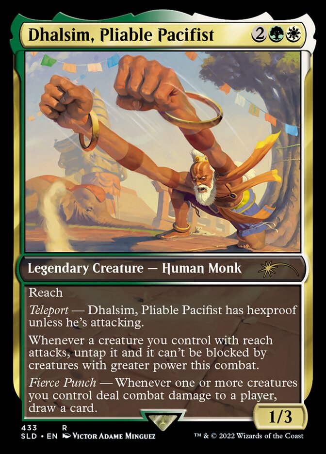 Dhalsim, Pliable Pacifist [Secret Lair Drop Series] | Grognard Games