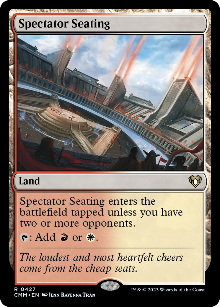 Spectator Seating [Commander Masters] | Grognard Games