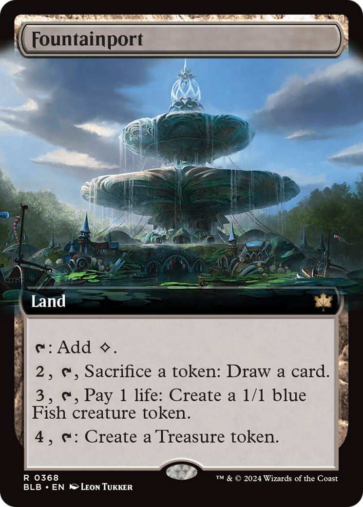 Fountainport (Extended Art) [Bloomburrow] | Grognard Games