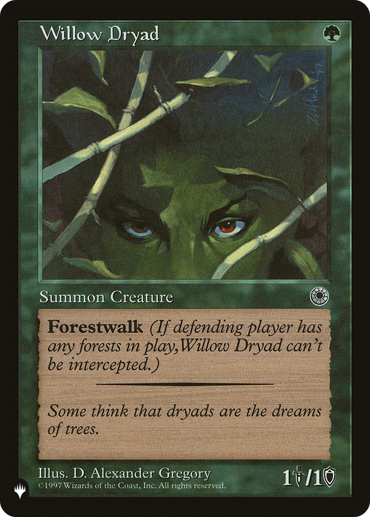 Willow Dryad [The List] | Grognard Games