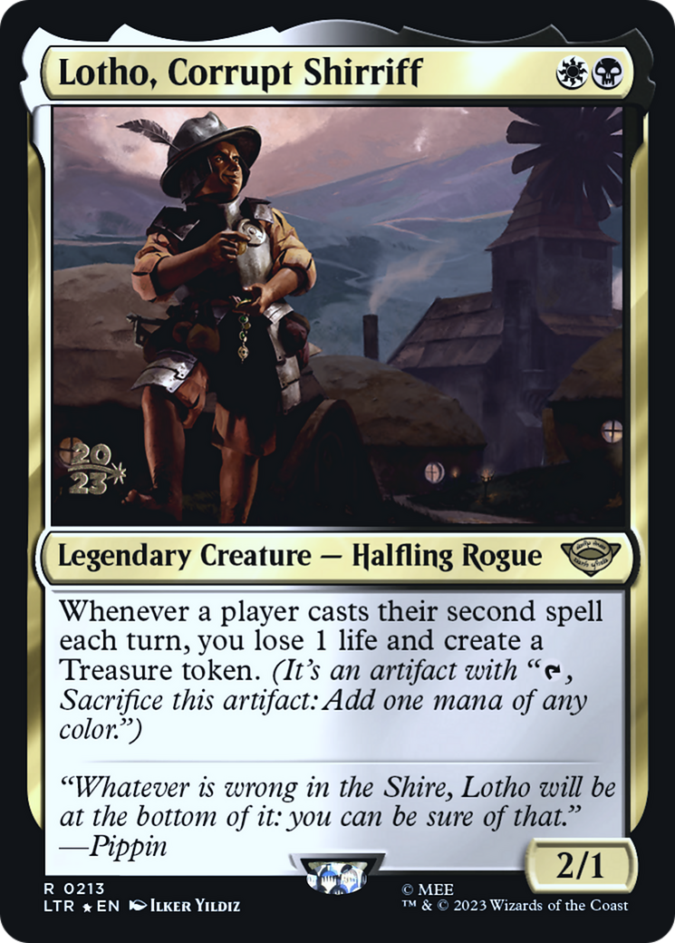 Lotho, Corrupt Shirriff [The Lord of the Rings: Tales of Middle-Earth Prerelease Promos] | Grognard Games