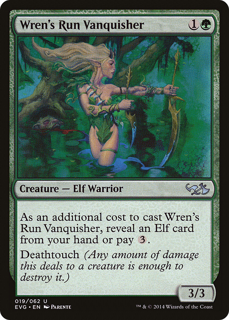 Wren's Run Vanquisher (DD3-019) - Duel Decks Anthology: Elves vs. Goblins Foil | Grognard Games