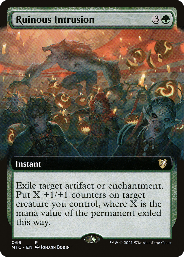 Ruinous Intrusion (Extended) [Innistrad: Midnight Hunt Commander] | Grognard Games