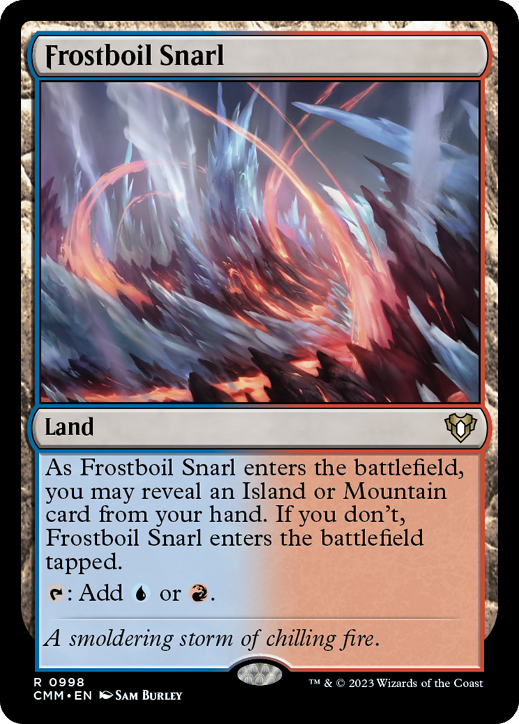 Frostboil Snarl [Commander Masters] | Grognard Games