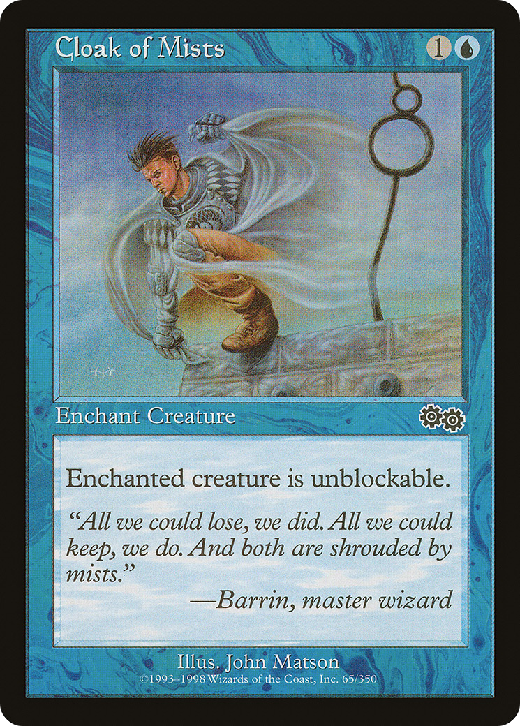 Cloak of Mists [Urza's Saga] | Grognard Games