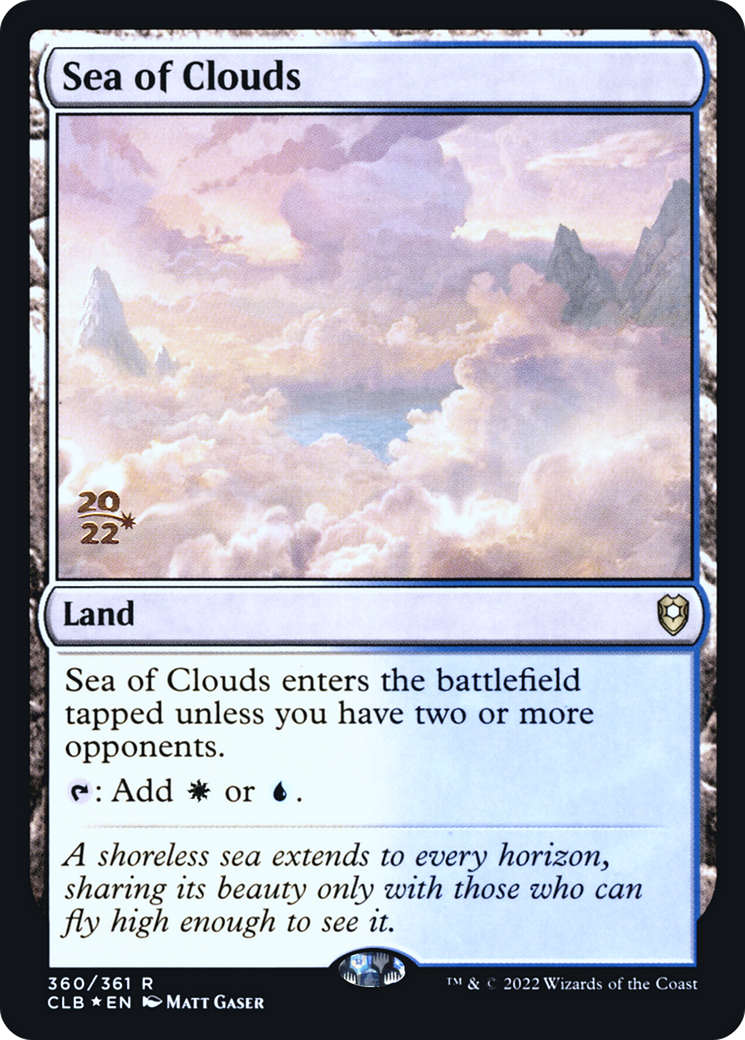 Sea of Clouds [Commander Legends: Battle for Baldur's Gate Prerelease Promos] | Grognard Games