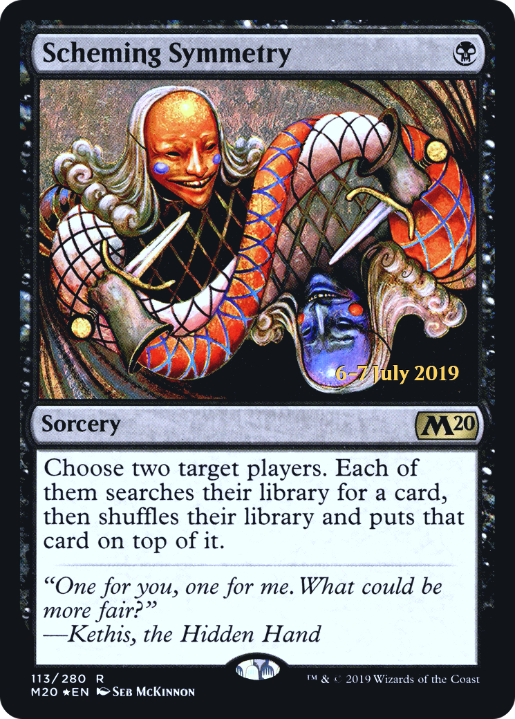 Scheming Symmetry  [Core Set 2020 Prerelease Promos] | Grognard Games