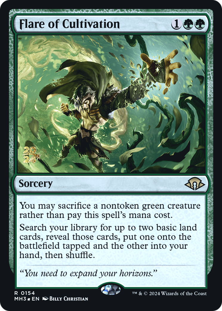 Flare of Cultivation [Modern Horizons 3 Prerelease Promos] | Grognard Games