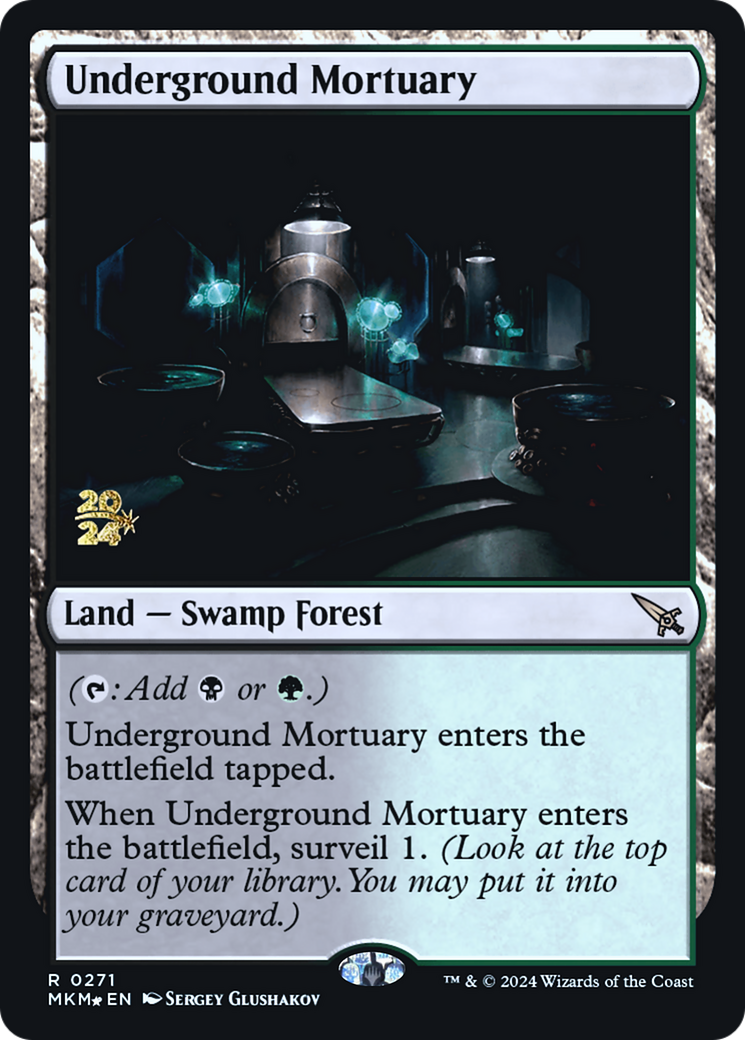 Underground Mortuary [Murders at Karlov Manor Prerelease Promos] | Grognard Games