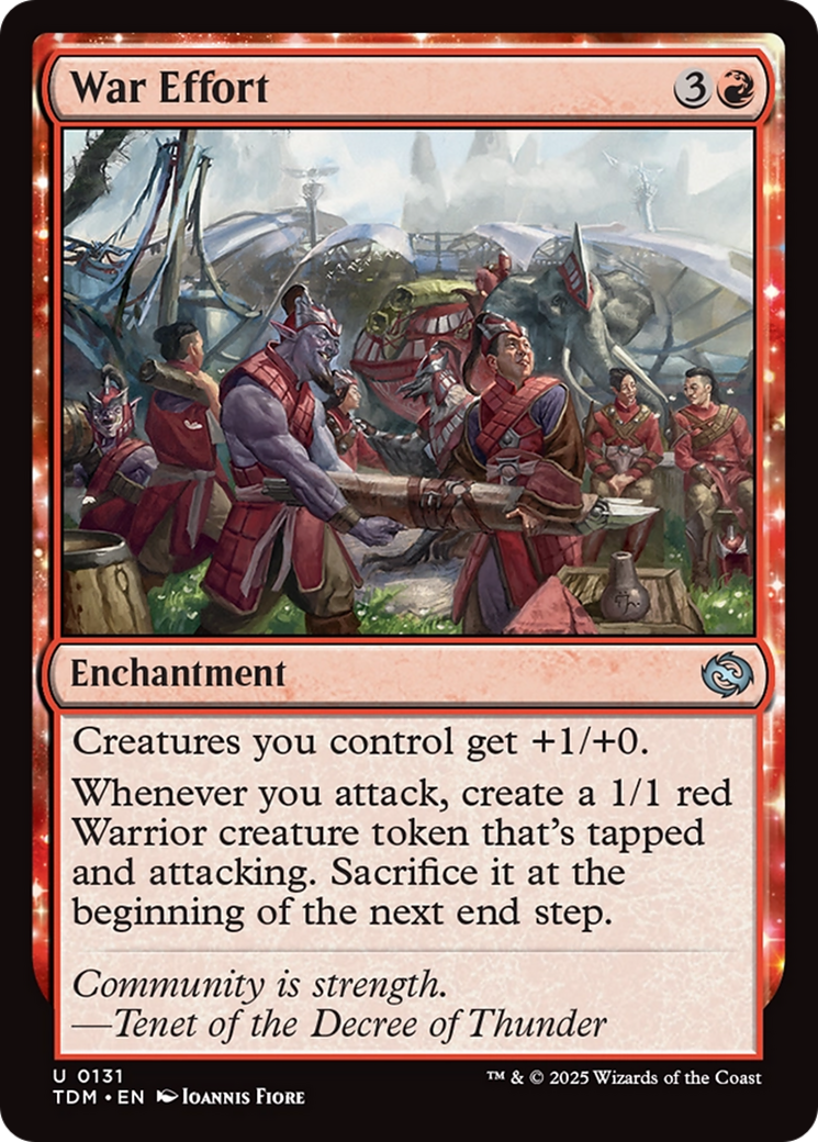 War Effort [Tarkir: Dragonstorm] | Grognard Games