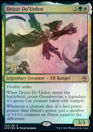 Drizzt Do'Urden [Dungeons & Dragons: Adventures in the Forgotten Realms Prerelease Promos] | Grognard Games