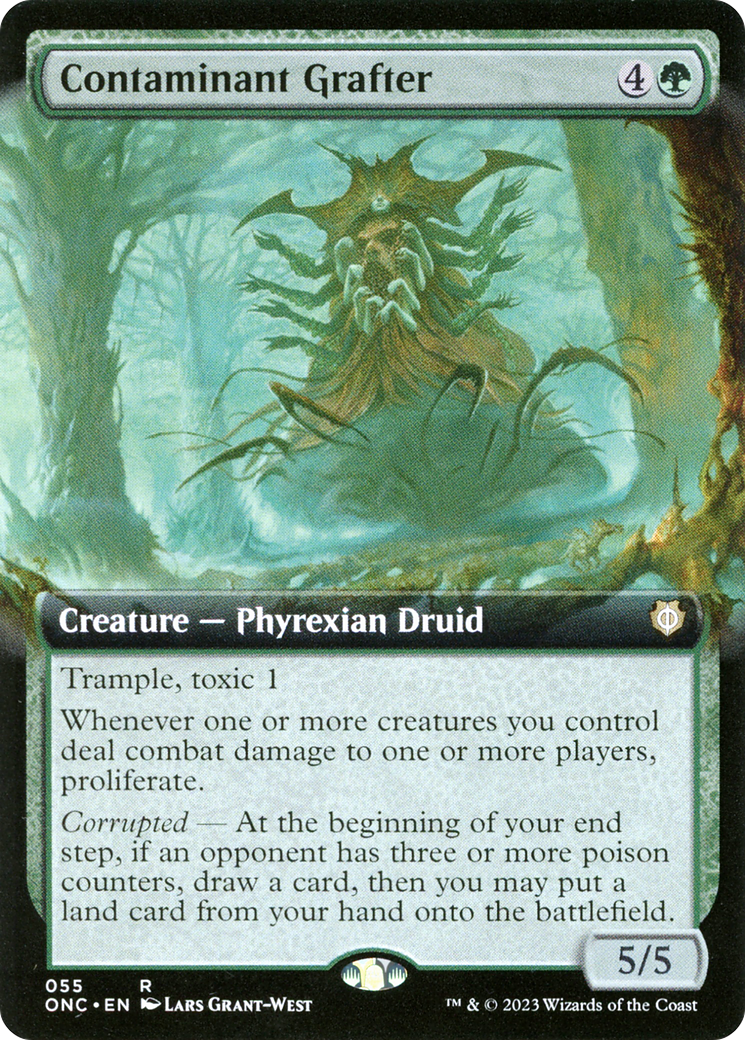 Contaminant Grafter (Extended Art) [Phyrexia: All Will Be One Commander] | Grognard Games