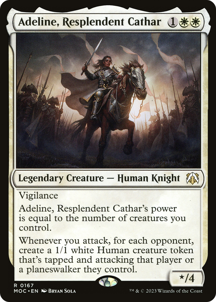 Adeline, Resplendent Cathar [March of the Machine Commander] | Grognard Games