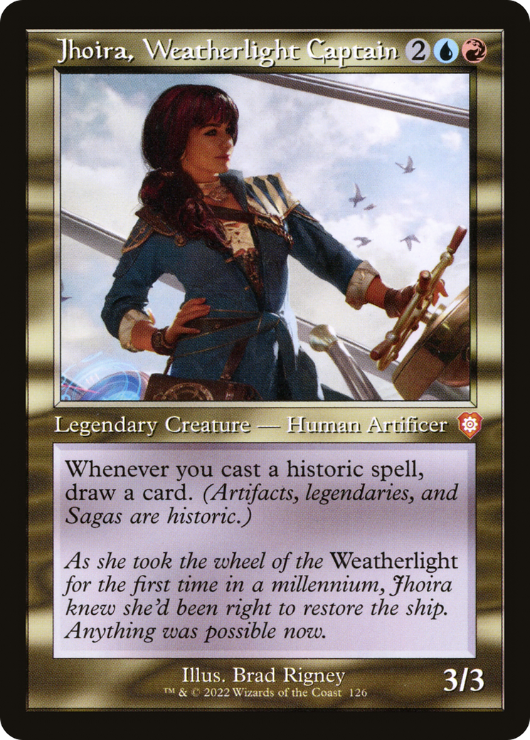Jhoira, Weatherlight Captain (Retro) [The Brothers' War Commander] | Grognard Games