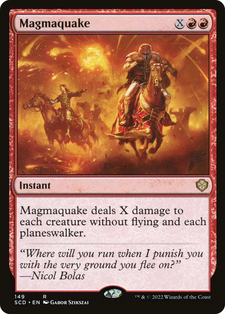 Magmaquake [Starter Commander Decks] | Grognard Games
