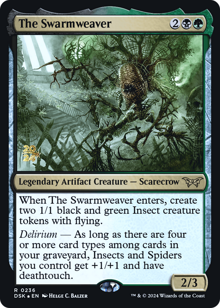 The Swarmweaver (0236) [Duskmourn: House of Horror Prerelease Promos] | Grognard Games