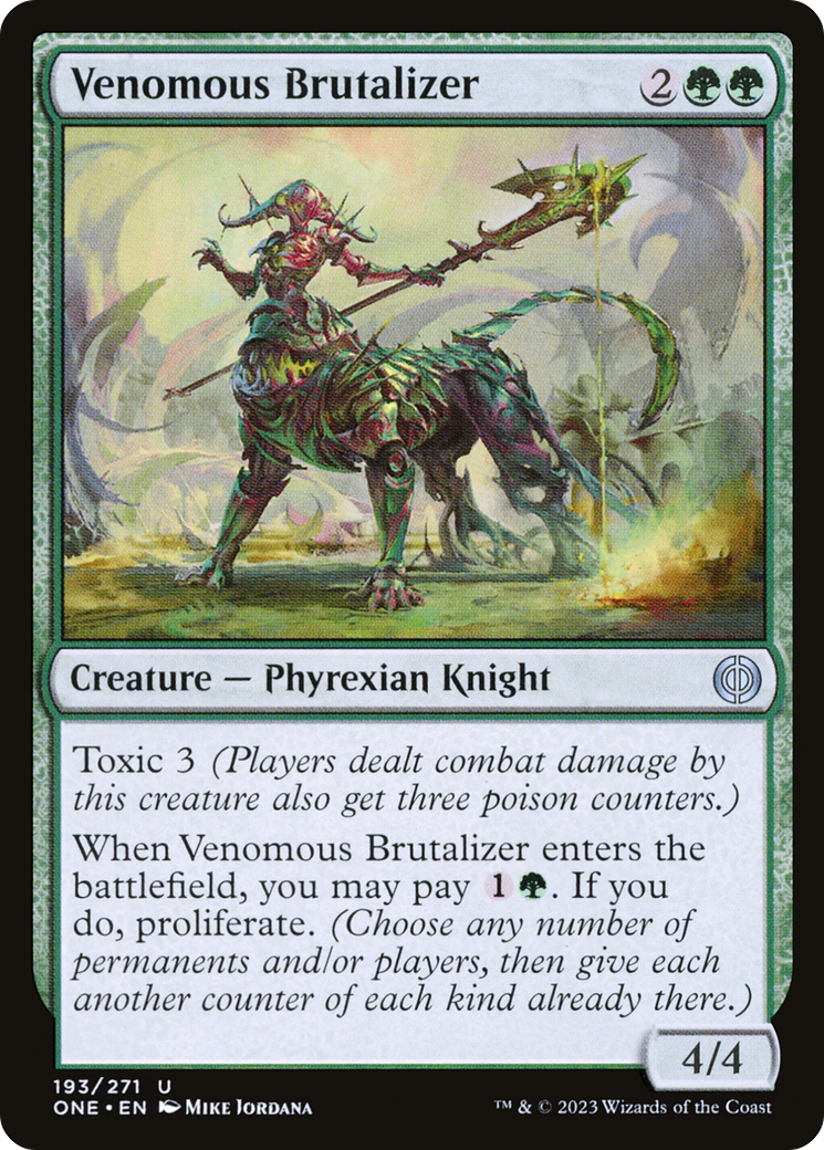Venomous Brutalizer [Phyrexia: All Will Be One] | Grognard Games