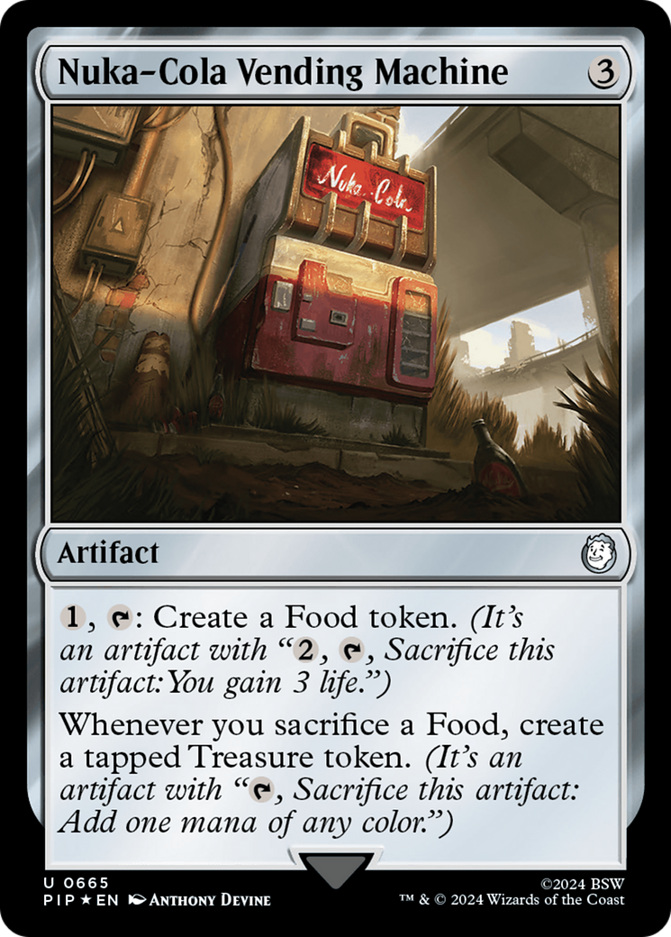 Nuka-Cola Vending Machine (Surge Foil) [Fallout] | Grognard Games
