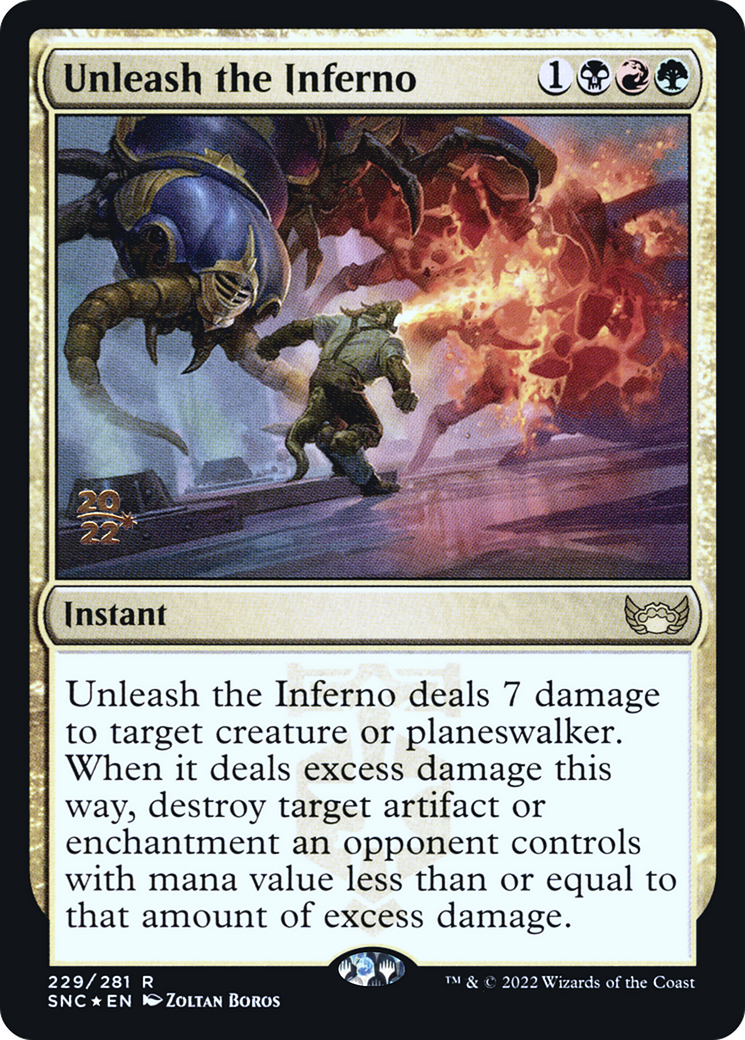 Unleash the Inferno [Streets of New Capenna Prerelease Promos] | Grognard Games