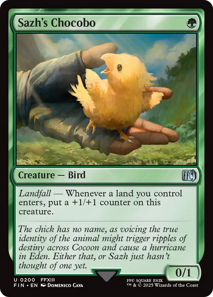 Sazh's Chocobo [FINAL FANTASY] | Grognard Games