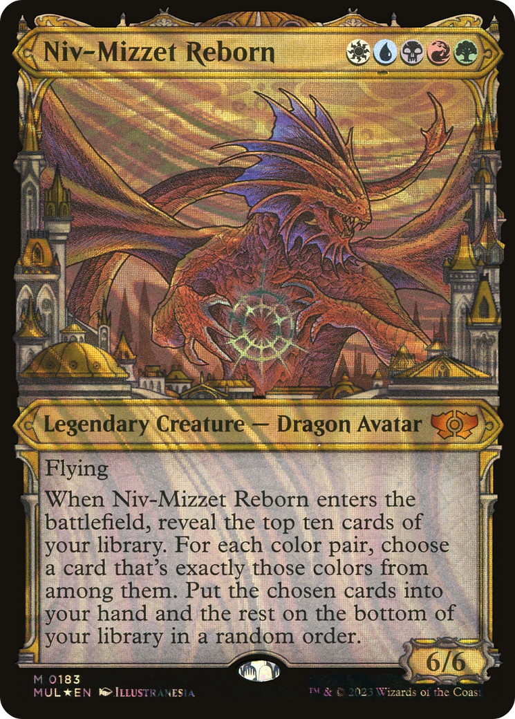 Niv-Mizzet Reborn (Halo Foil) [Multiverse Legends] | Grognard Games