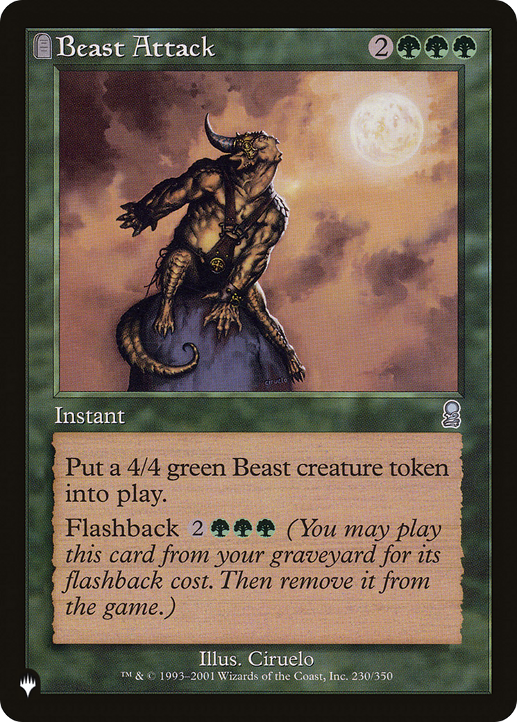 Beast Attack [The List] | Grognard Games