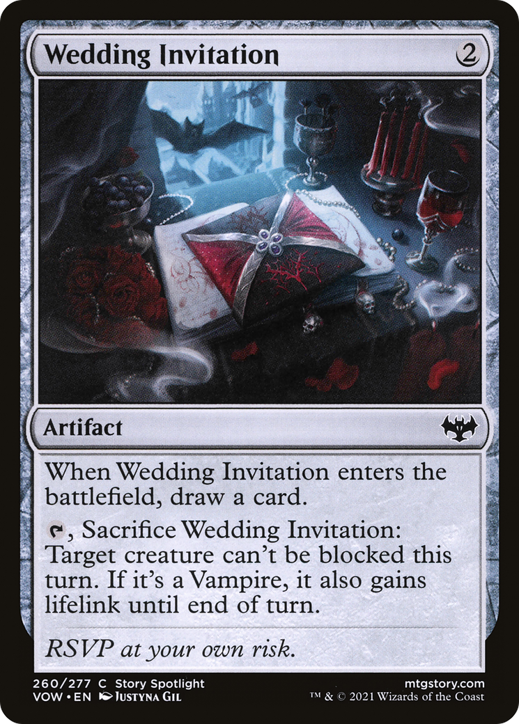 Wedding Invitation [Innistrad: Crimson Vow] | Grognard Games