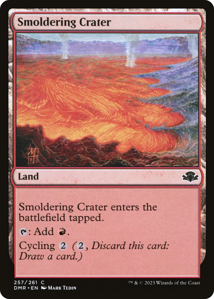 Smoldering Crater [Dominaria Remastered] | Grognard Games