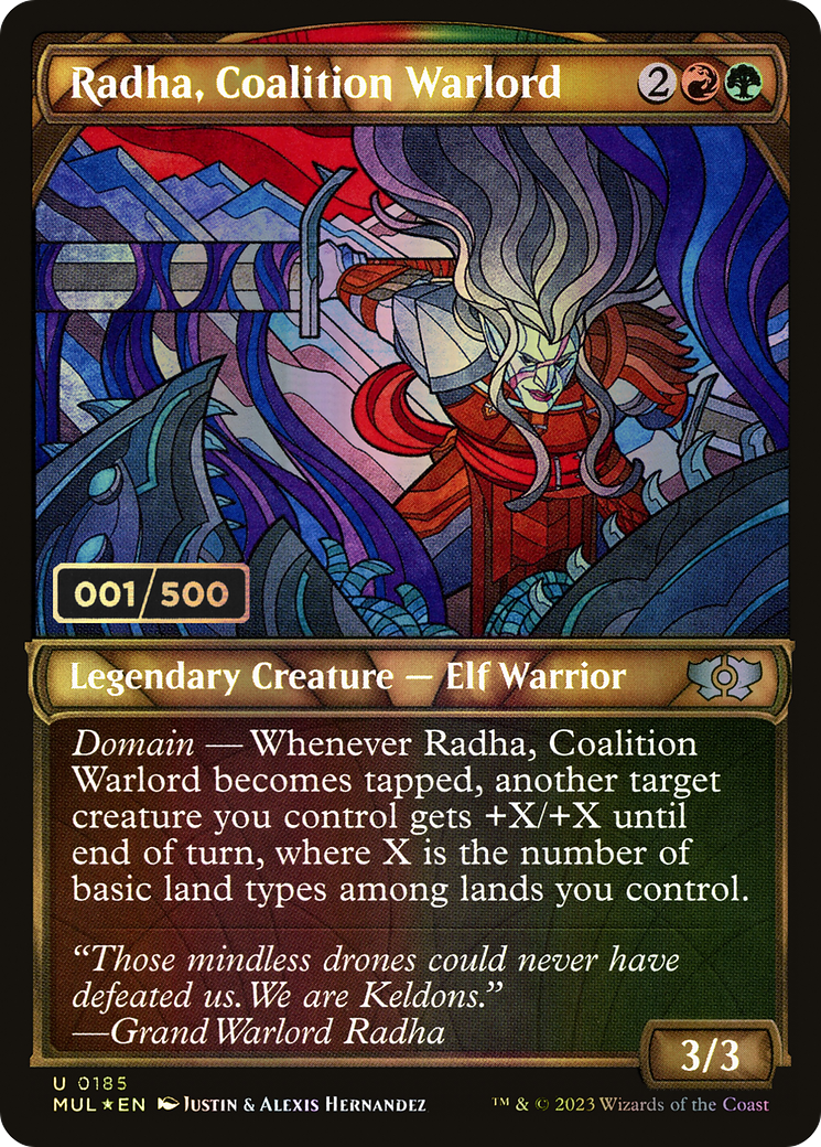 Radha, Coalition Warlord (Serialized) [Multiverse Legends] | Grognard Games