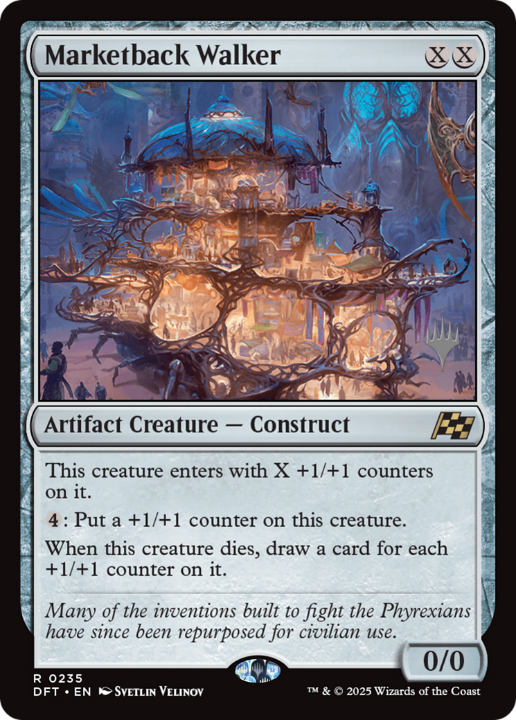Marketback Walker (Promo Pack) [Aetherdrift Promos] | Grognard Games