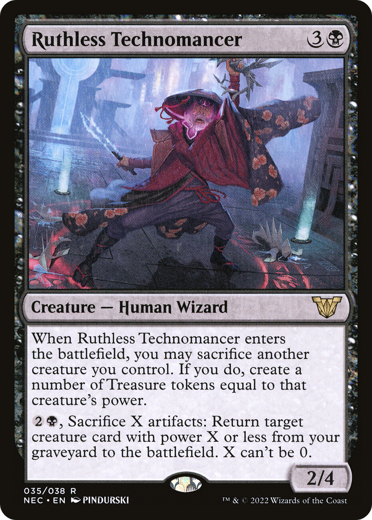 Ruthless Technomancer [Kamigawa: Neon Dynasty Commander] | Grognard Games