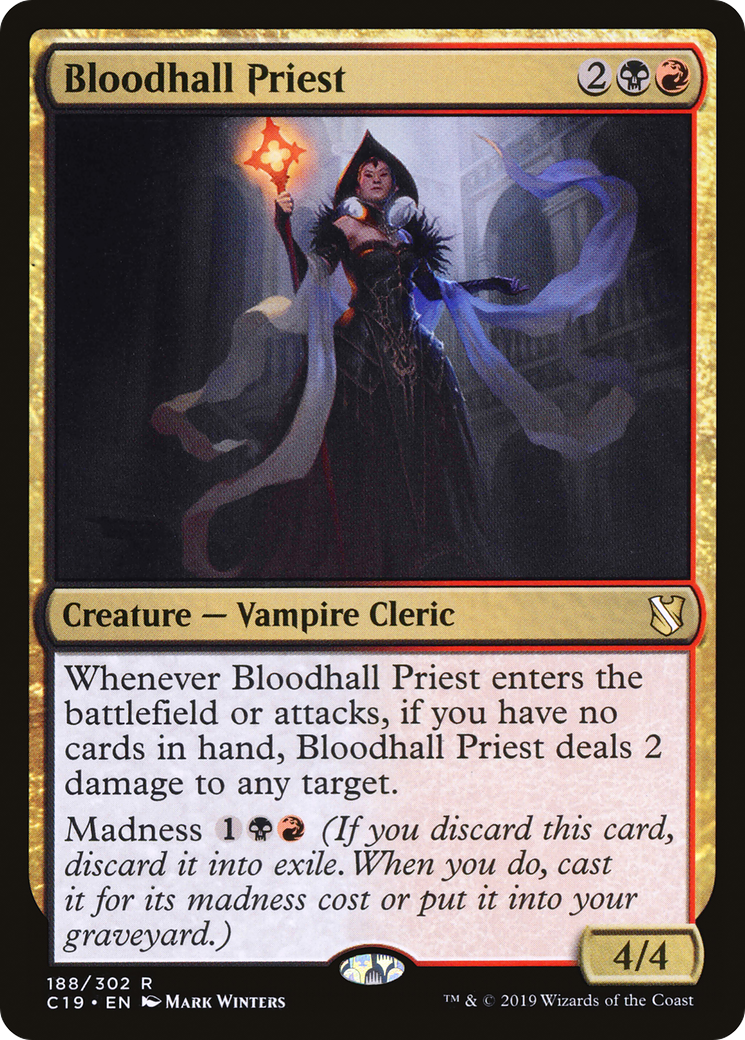 Bloodhall Priest [Commander 2019] | Grognard Games