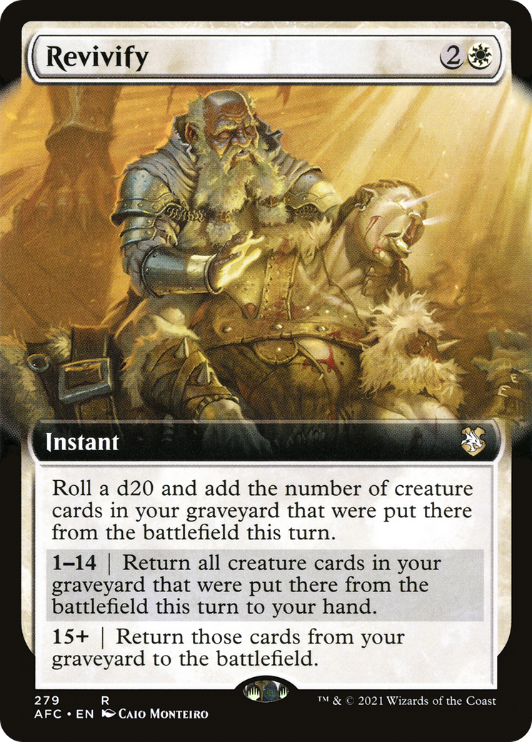 Revivify (Extended) [Dungeons & Dragons: Adventures in the Forgotten Realms Commander] | Grognard Games