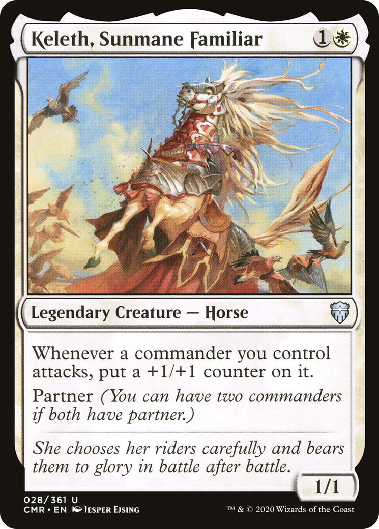 Keleth, Sunmane Familiar [Commander Legends] | Grognard Games