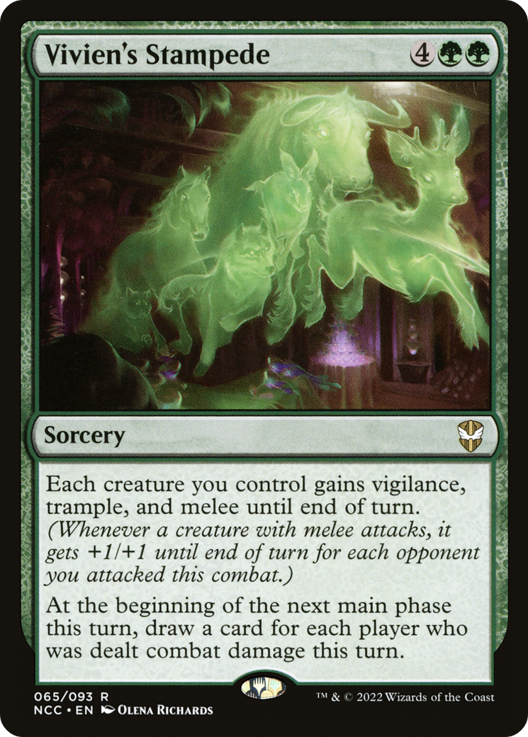 Vivien's Stampede [Streets of New Capenna Commander] | Grognard Games